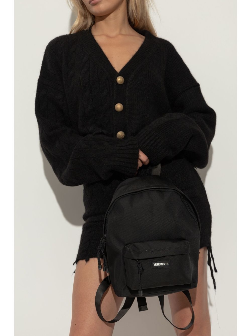logo-patch backpack - 2