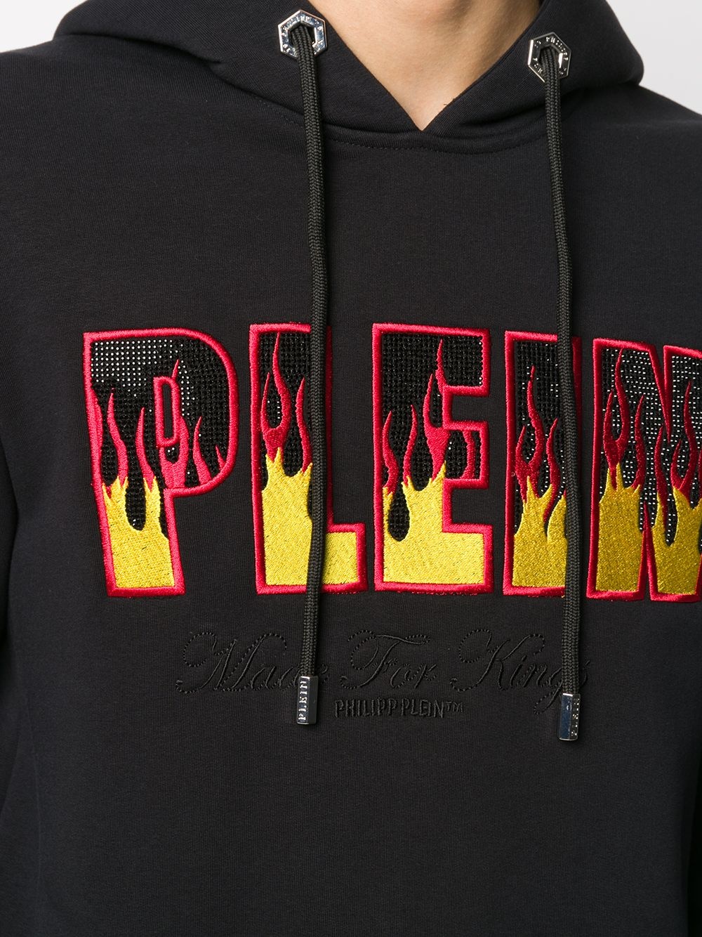 Flame logo hoodie - 5