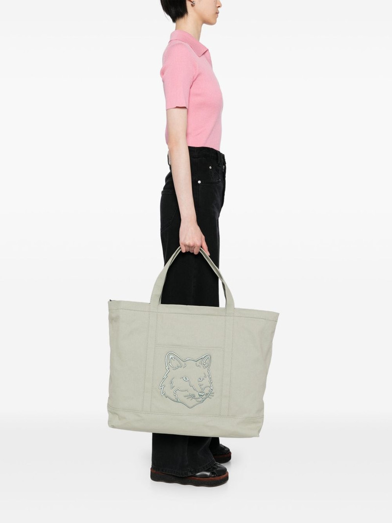 Maison Kitsuné large Fox Head tote bag outlook