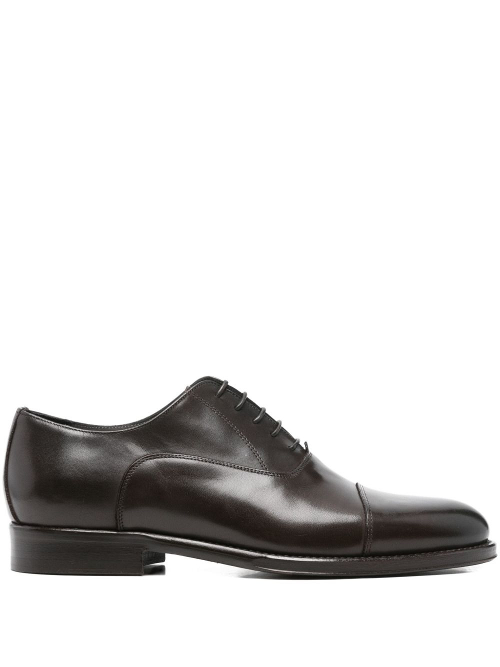 leather lace-up oxford shoes - 1
