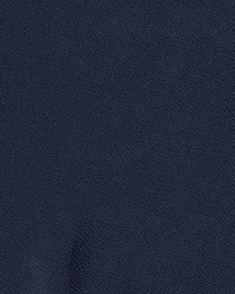 RAGLAN BLOUSE (CHIRIMEN) NAVY - 3