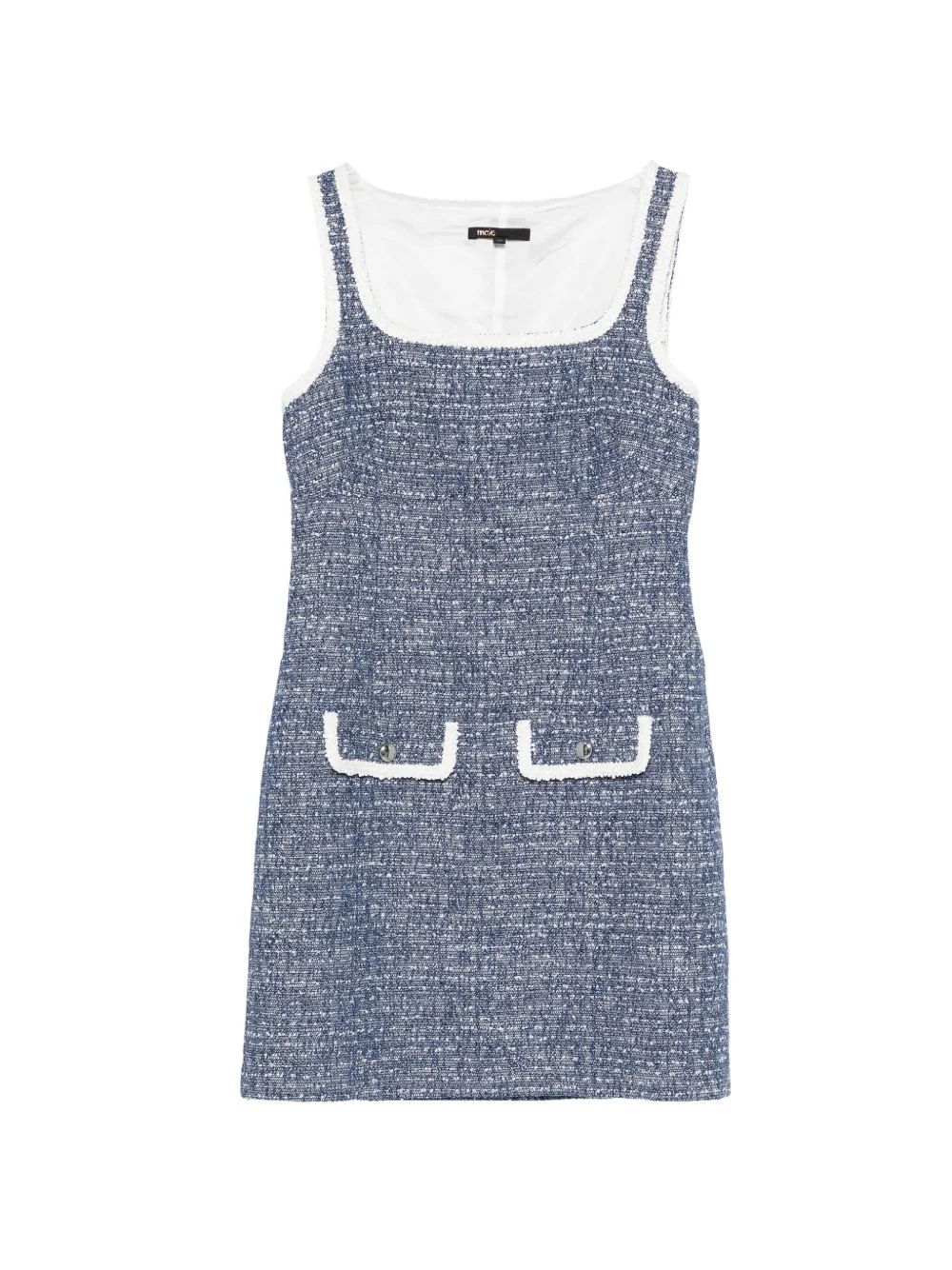 square-neck mini dress - 1