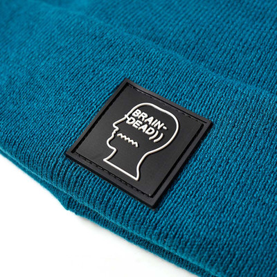 BRAIN DEAD Brain Dead Logo Head Wool Beanie outlook