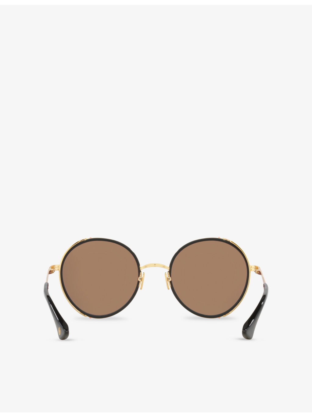 D4000466 Round-Frame Metal Sunglasses - 4