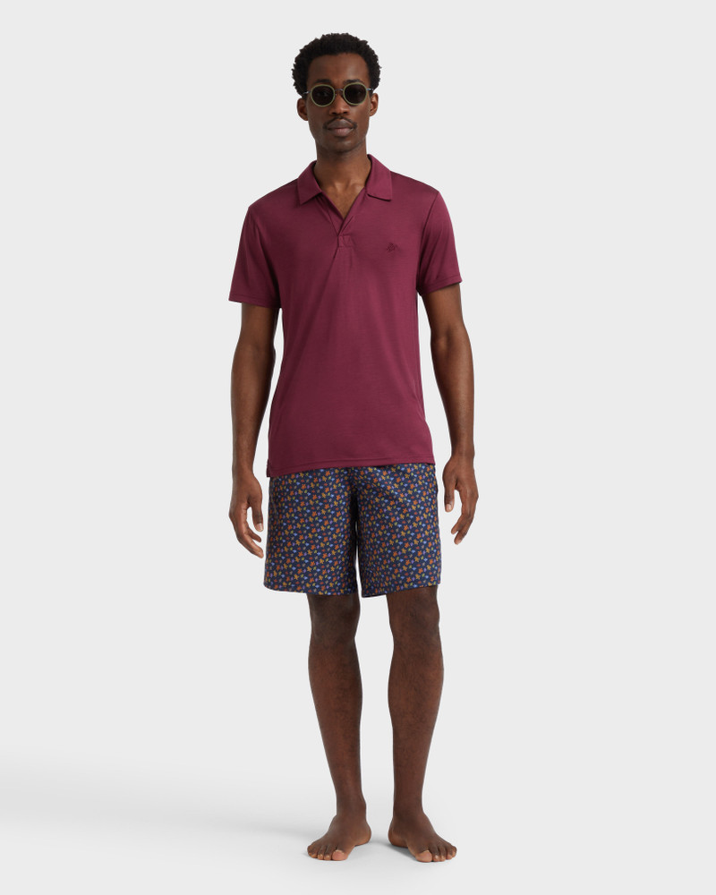 MEN TENCEL POLO SHIRT SOLID 5