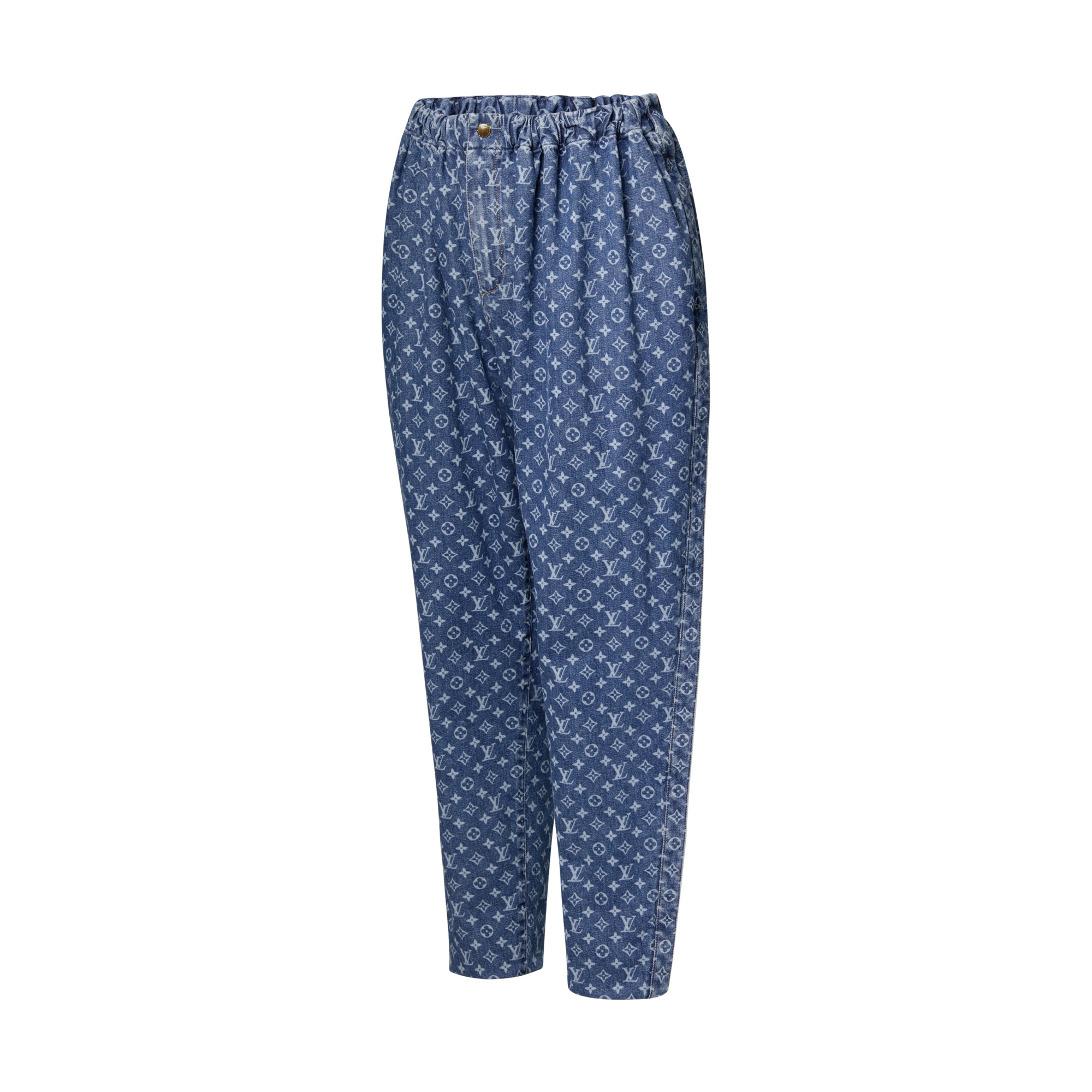 Monogram Denim Pants - 2