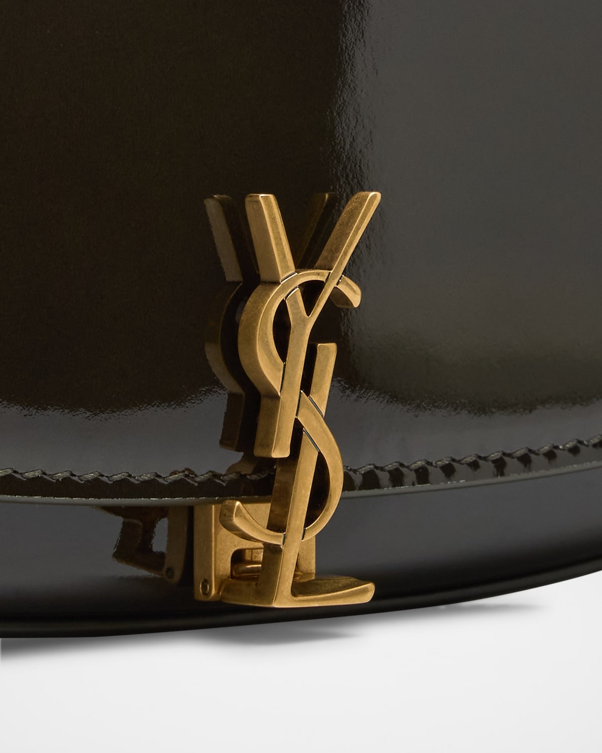 Mini YSL Flap Shoulder Bag in Patent Leather - 5