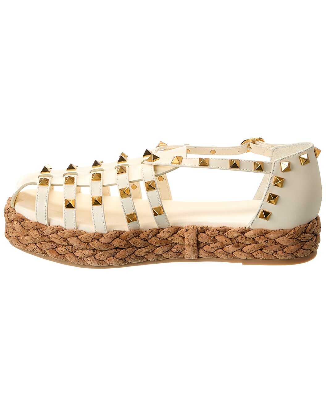 Valentino Rockstud 30 Leather Platform Sandal - 2