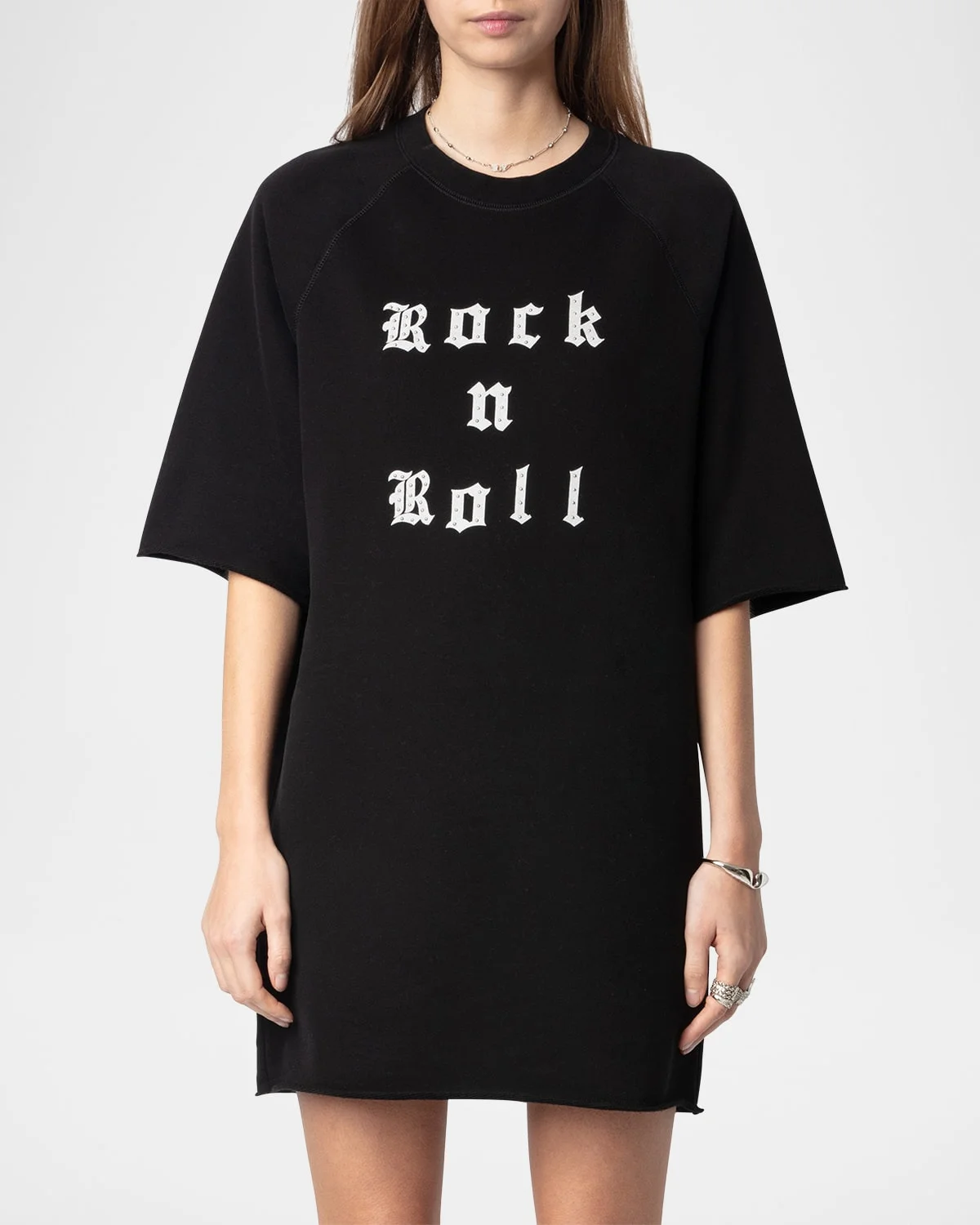 Grace Studded Rock N Roll Mini Dress - 1