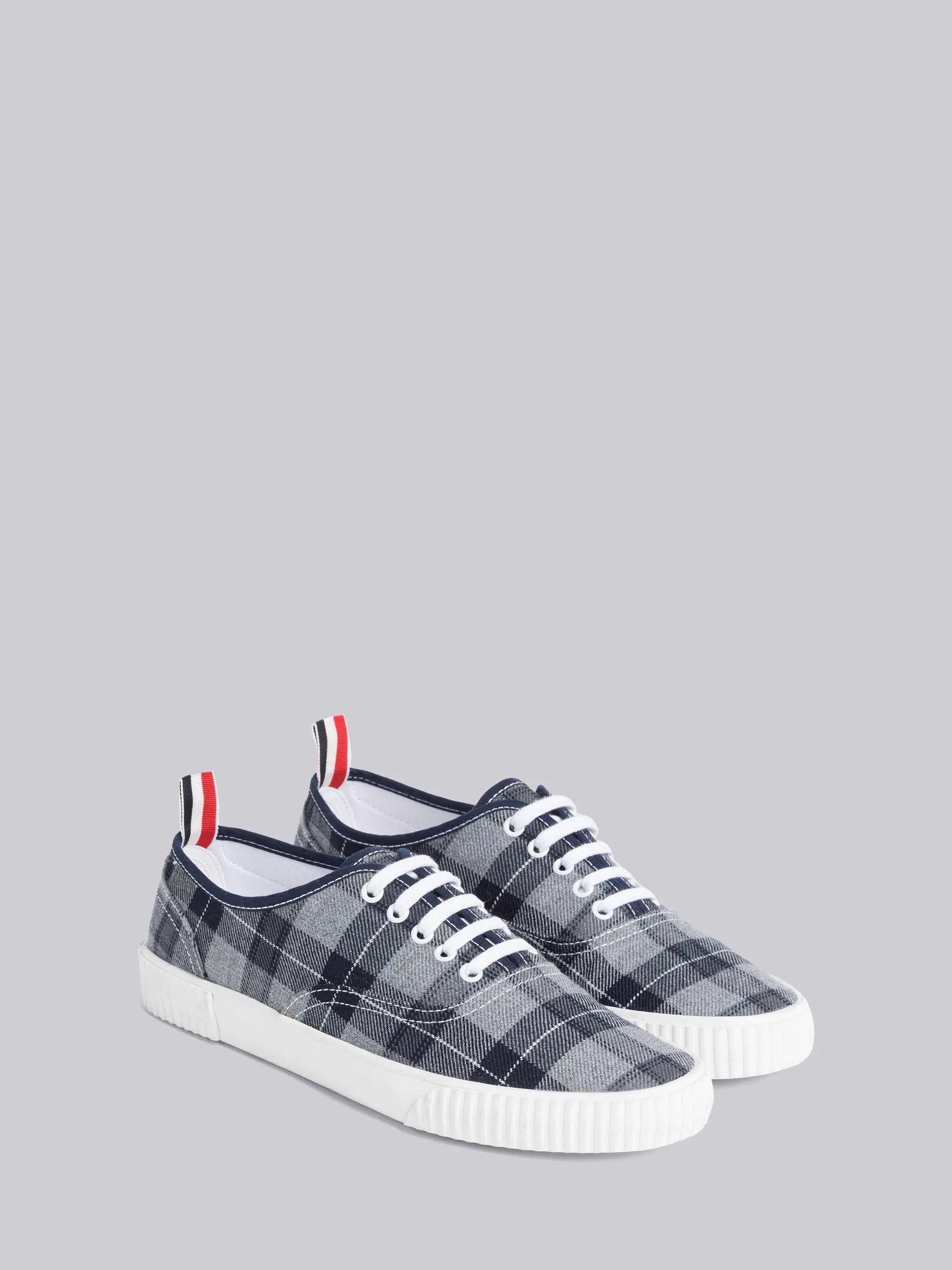 Tartan Wool Twill Suiting Heritage Trainer - 3