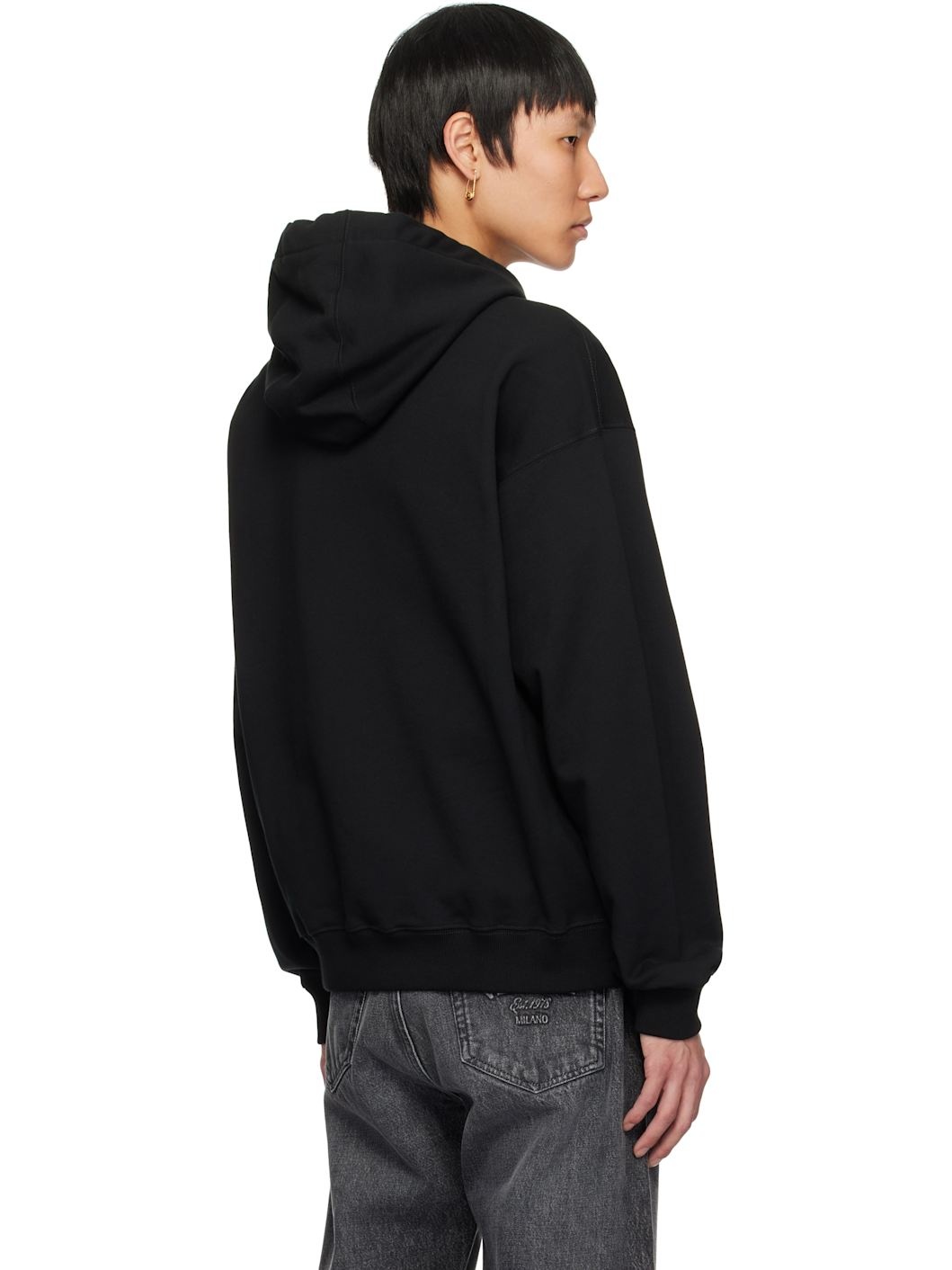 Black 'La Medusa' Hoodie - 3