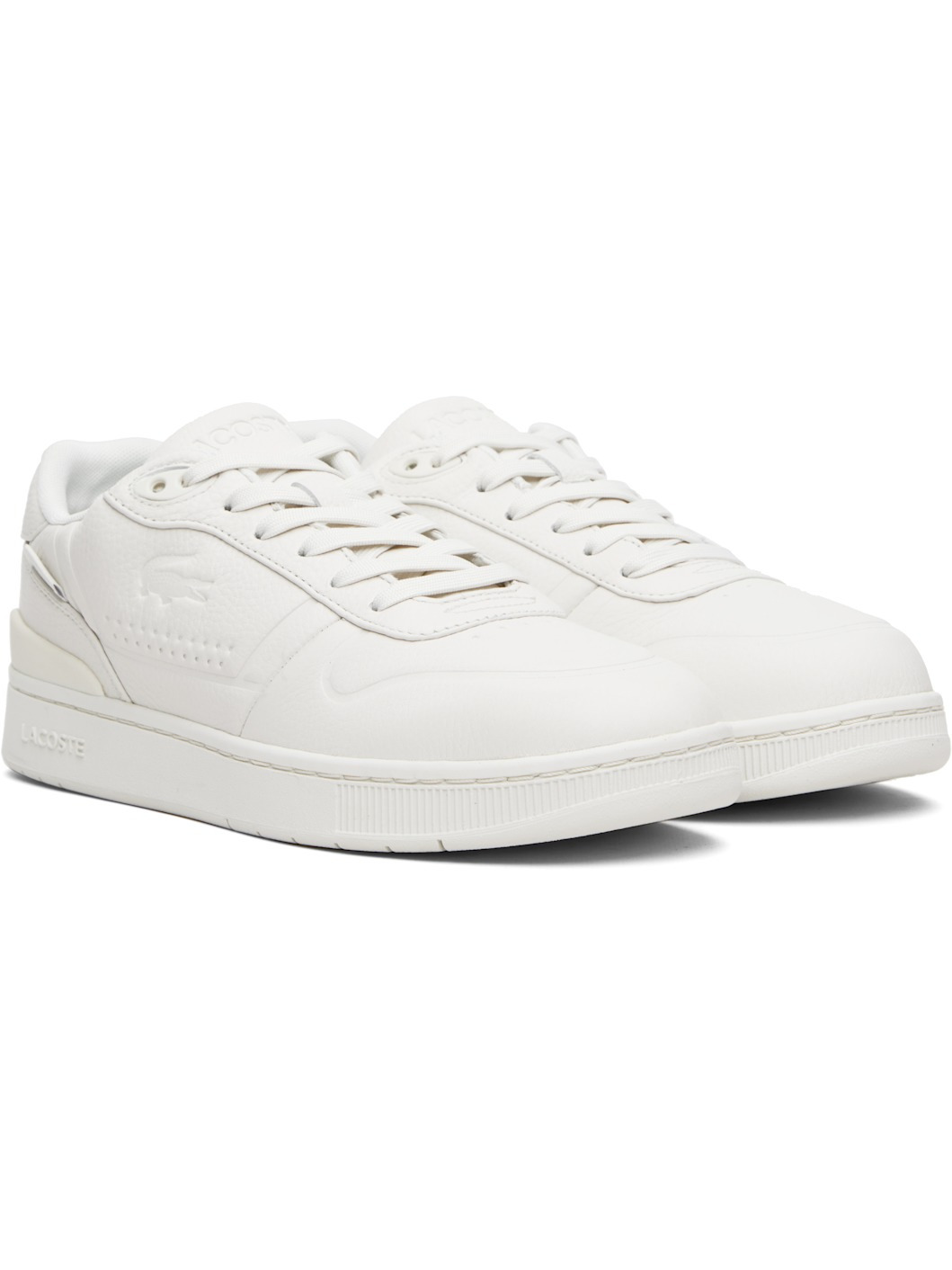 White T-Clip Shield Sneakers - 4