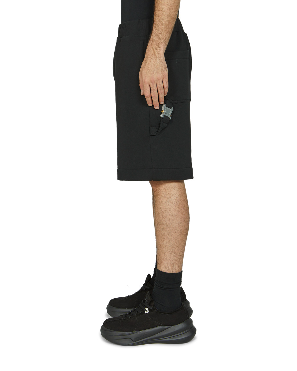 CARPENTER SWEATSHORTS WITH BUCKLE DETAIL - 4
