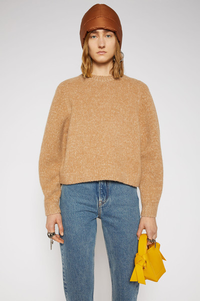 Acne Studios Melange sweater camel/beige outlook