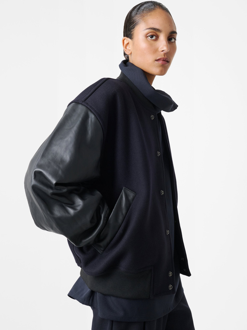 Alph Leather Bomber Jacket 4