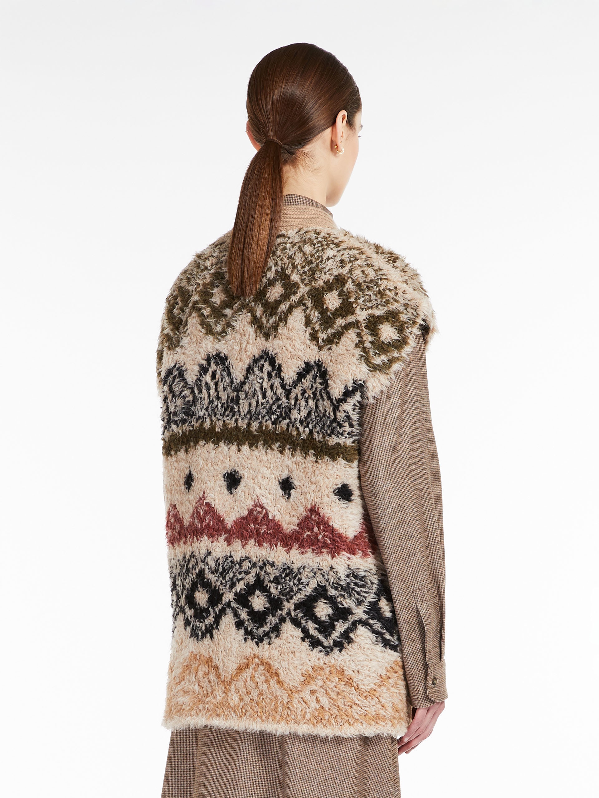 GIRO Jacquard-knit wool and alpaca gilet - 4