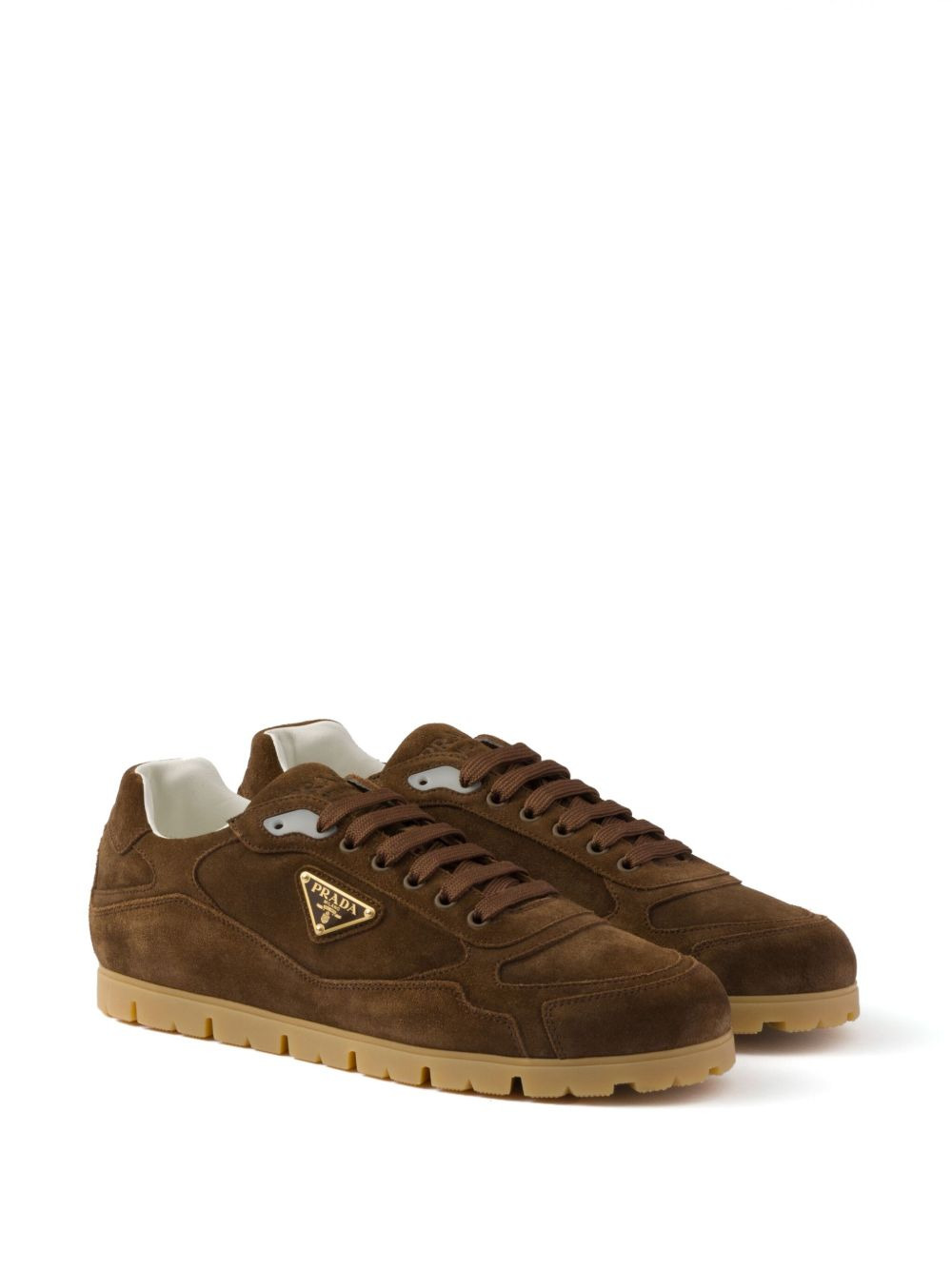 faded suede sneakers - 2