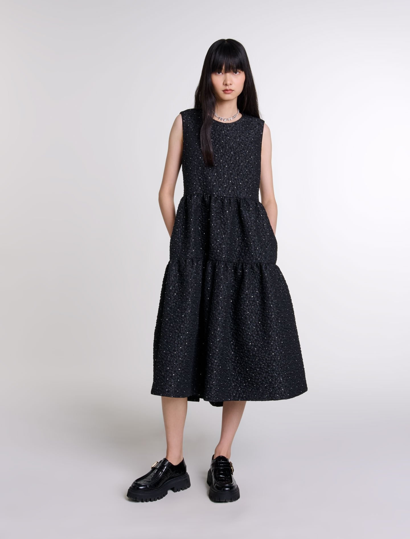 Rhinestone maxi dress - 2