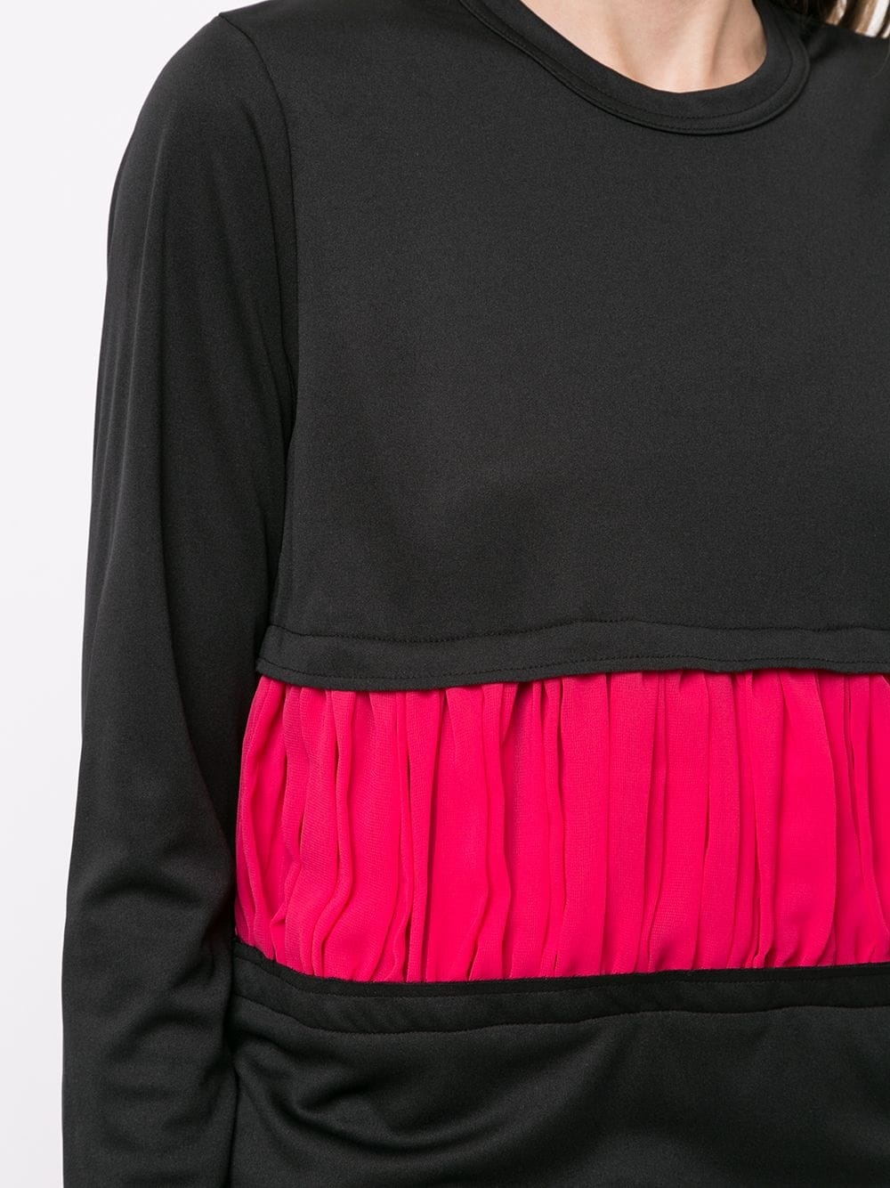  contrast pleated panel top  - 5