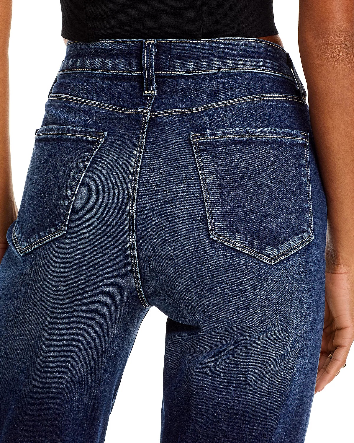 Kendra High Rise Cropped Flare Jeans in Columbia - 7