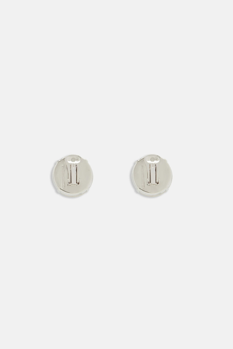 Alessandra Rich ROUND CRYSTAL EARRINGS - SMALL outlook
