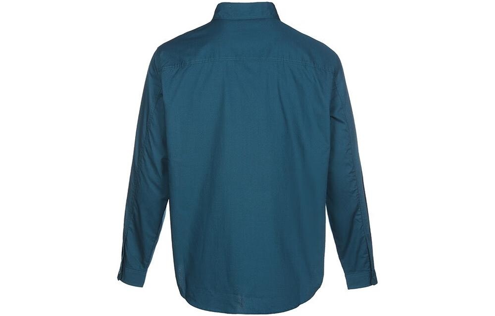 Converse Woven Long Sleeve Button Down Shirt 'Green' 10023803-A04 - 2