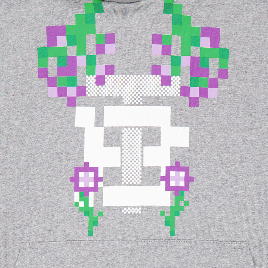 Burberry x Minecraft Poulter Monogram Motif Print Cotton Hoodie - 2
