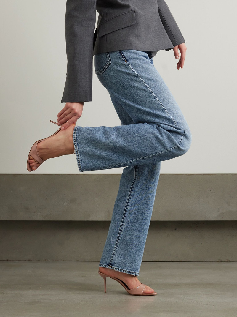 PARIS TEXAS Lidia patent-leather mules Pink outlook