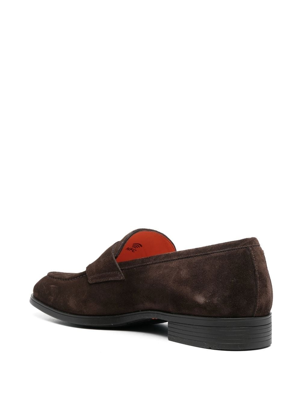 low-heel suede loafers - 3