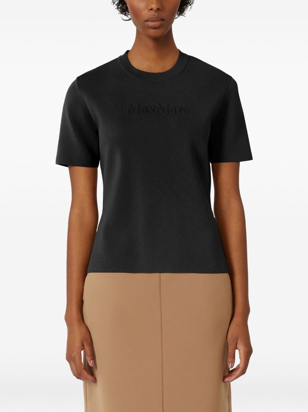 embossed logo t-shirt - 2