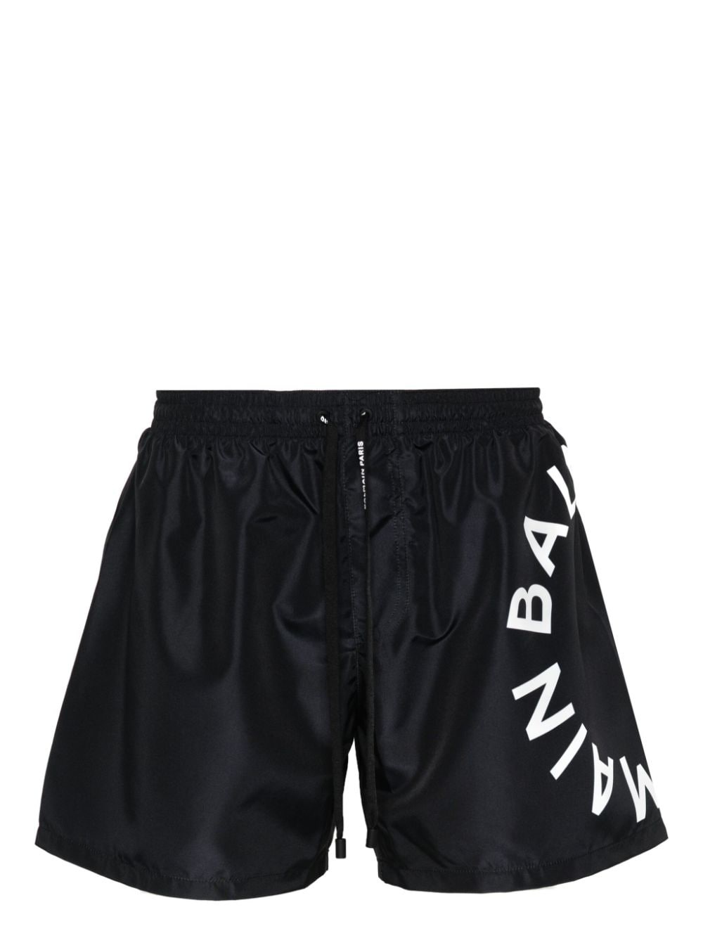 logo-jacquard swim shorts - 1
