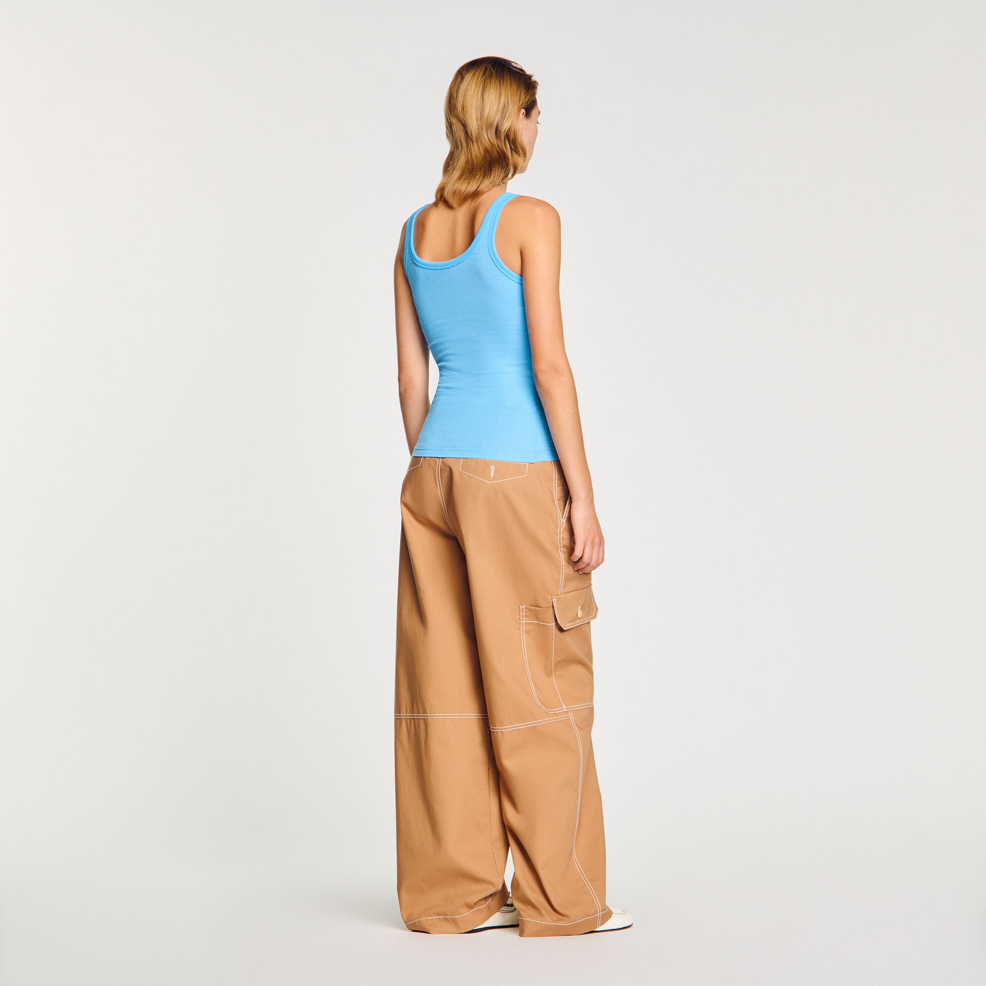 RIBBED VEST TOP - 5