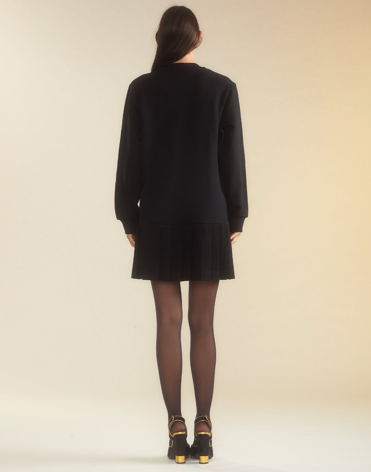Preston Pleated Sweatshirt Dress - 6