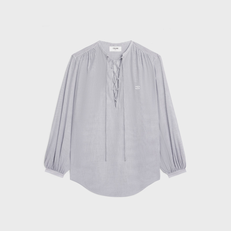 romy blouse in striped cotton voile 1