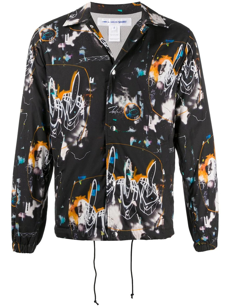 abstract print shirt jacket 1
