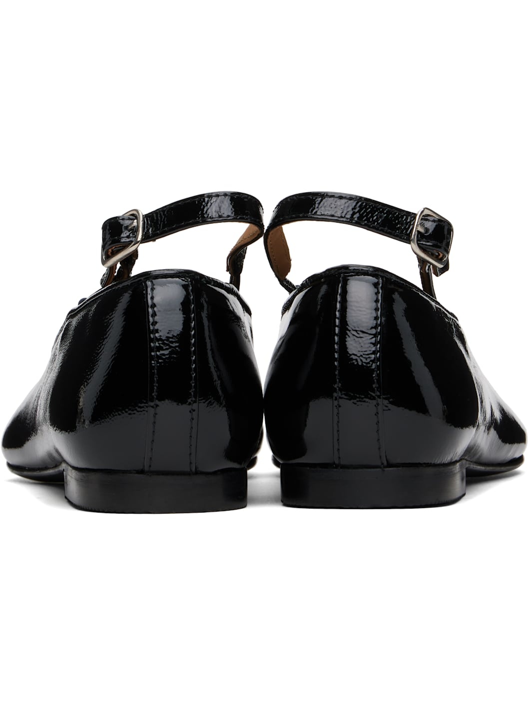 Black Katie Ballerina Flats - 2