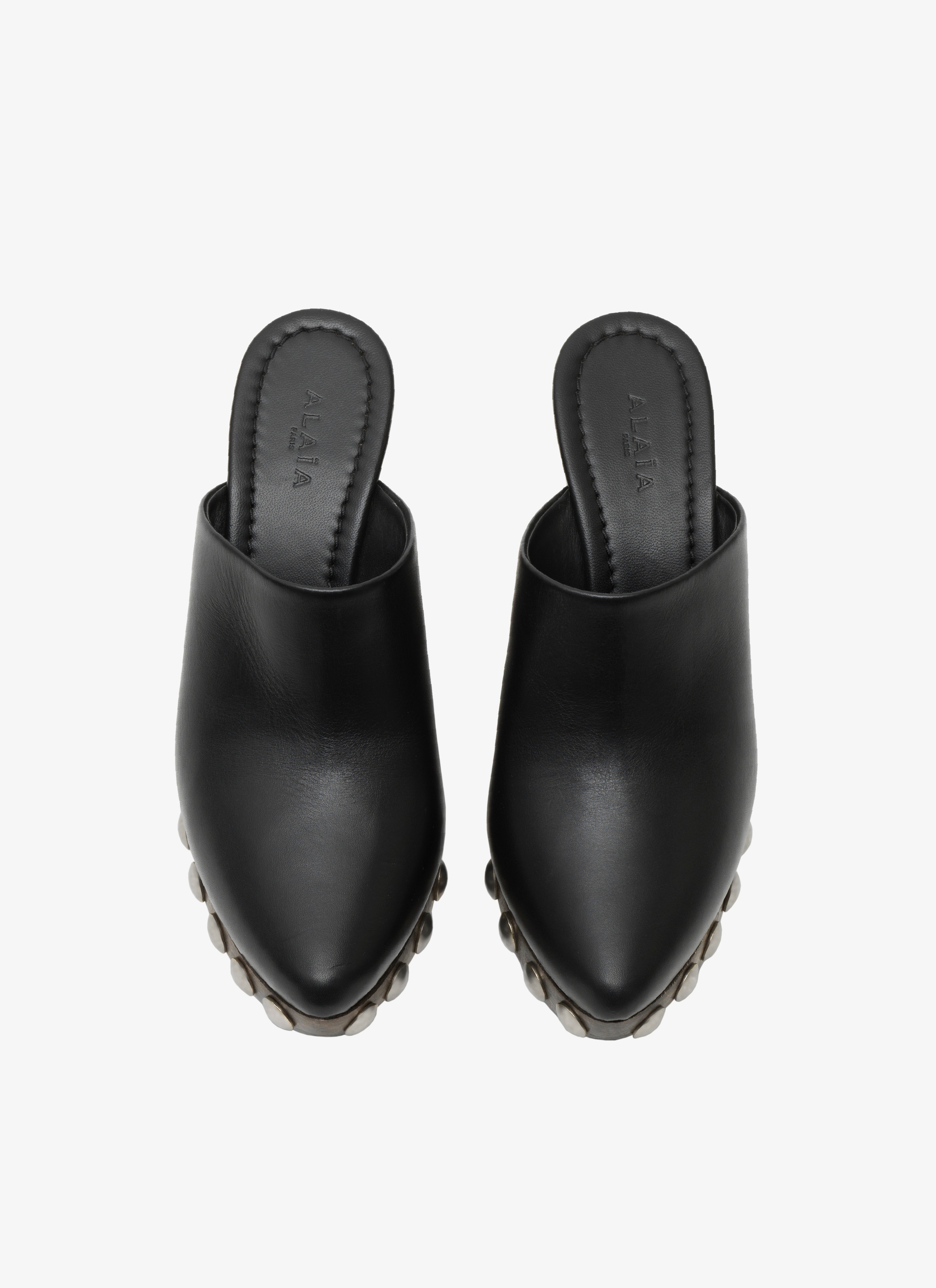 LE SABOT CLOGS IN CALFSKIN & WOOD - 2
