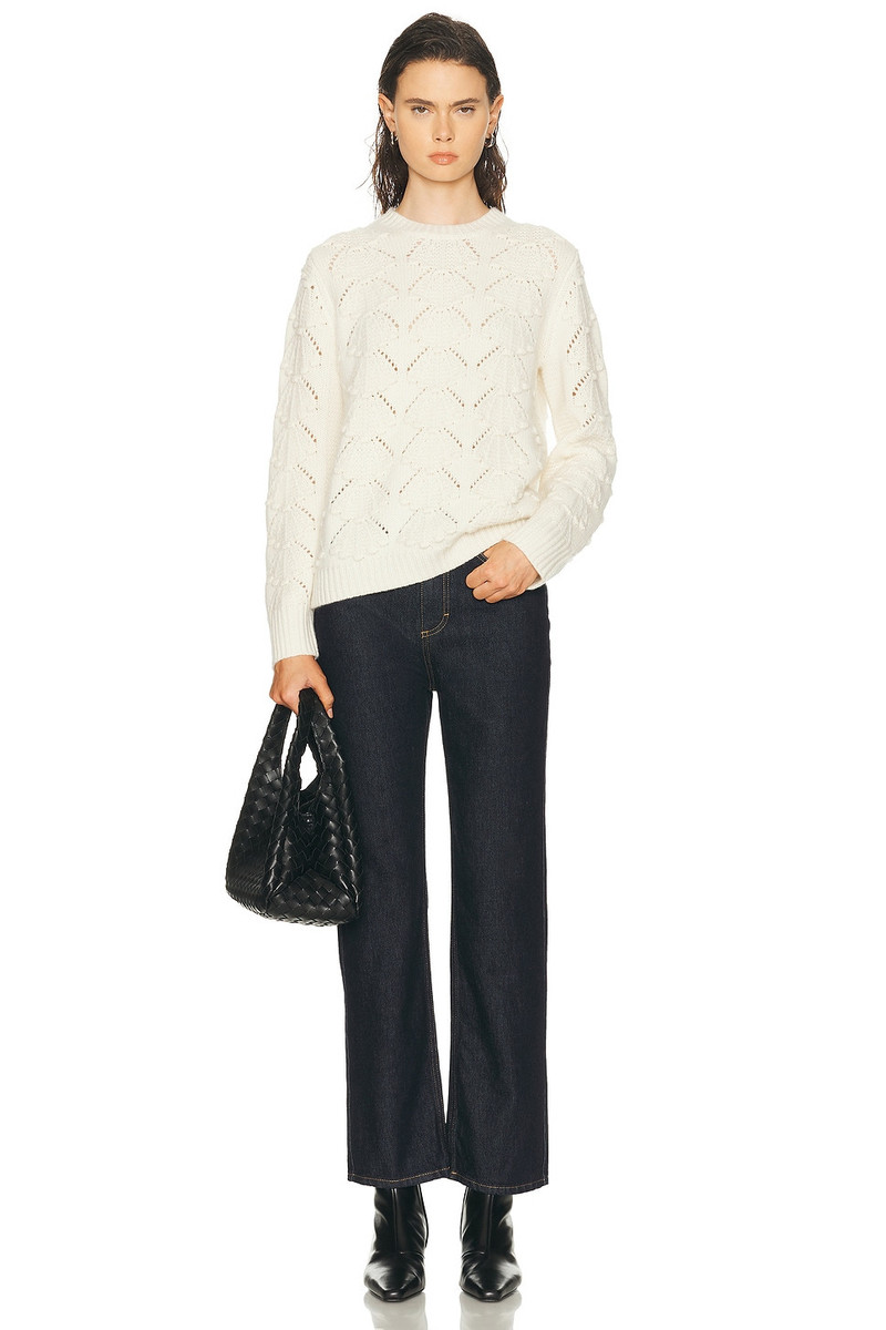 Loulou de Saison Clyde 3D Shell Knit Sweater outlook