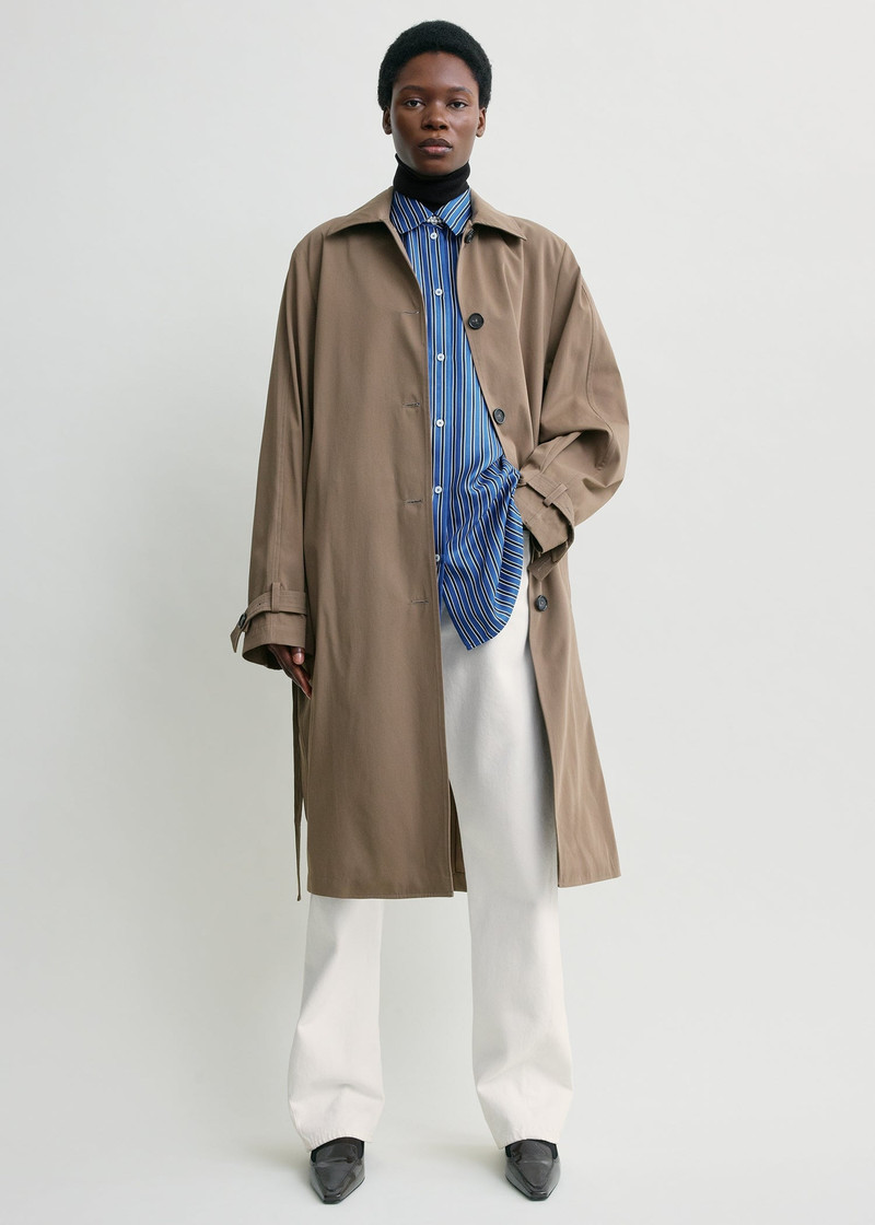 TOTEME Light spring trench hazel outlook