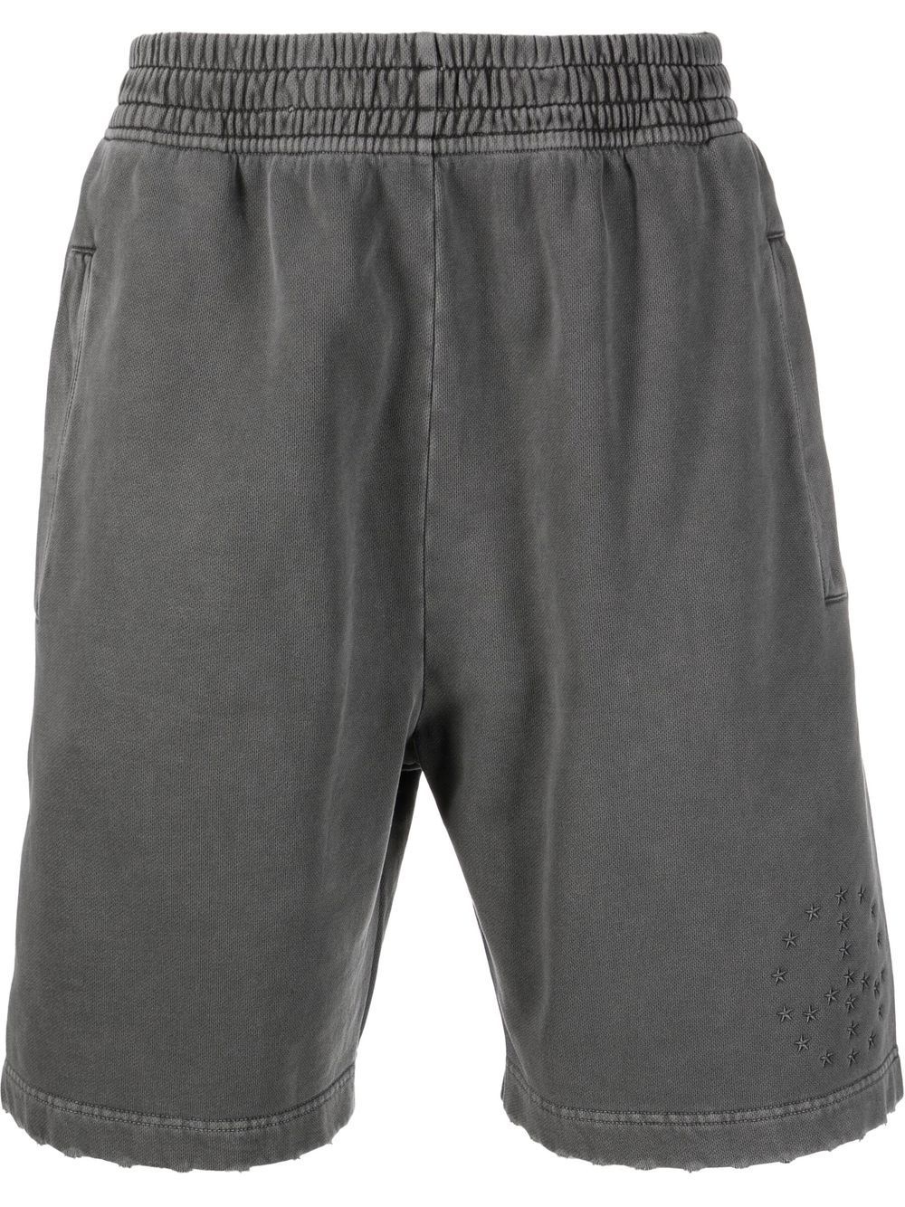 straight-leg organic-cotton shorts - 1