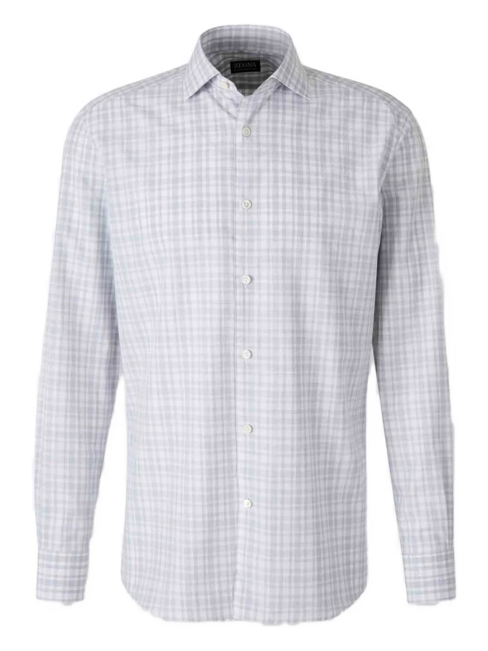 check-pattern button shirt - 1