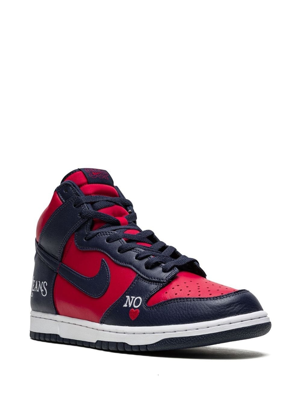 x Supreme SB Dunk High "By Any Means Navy/Red" sneakers - 2