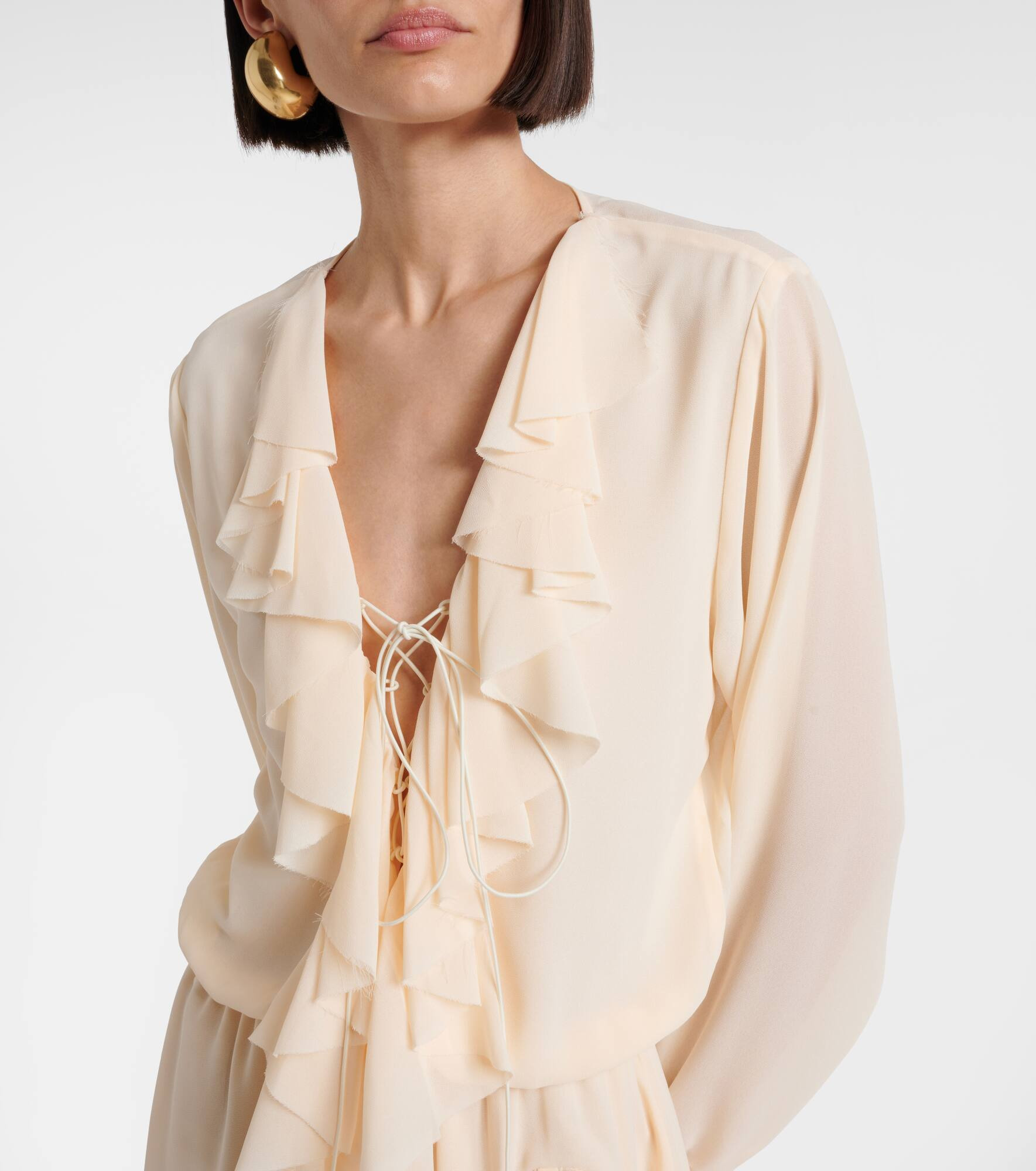 Bellen ruffled minidress - 4
