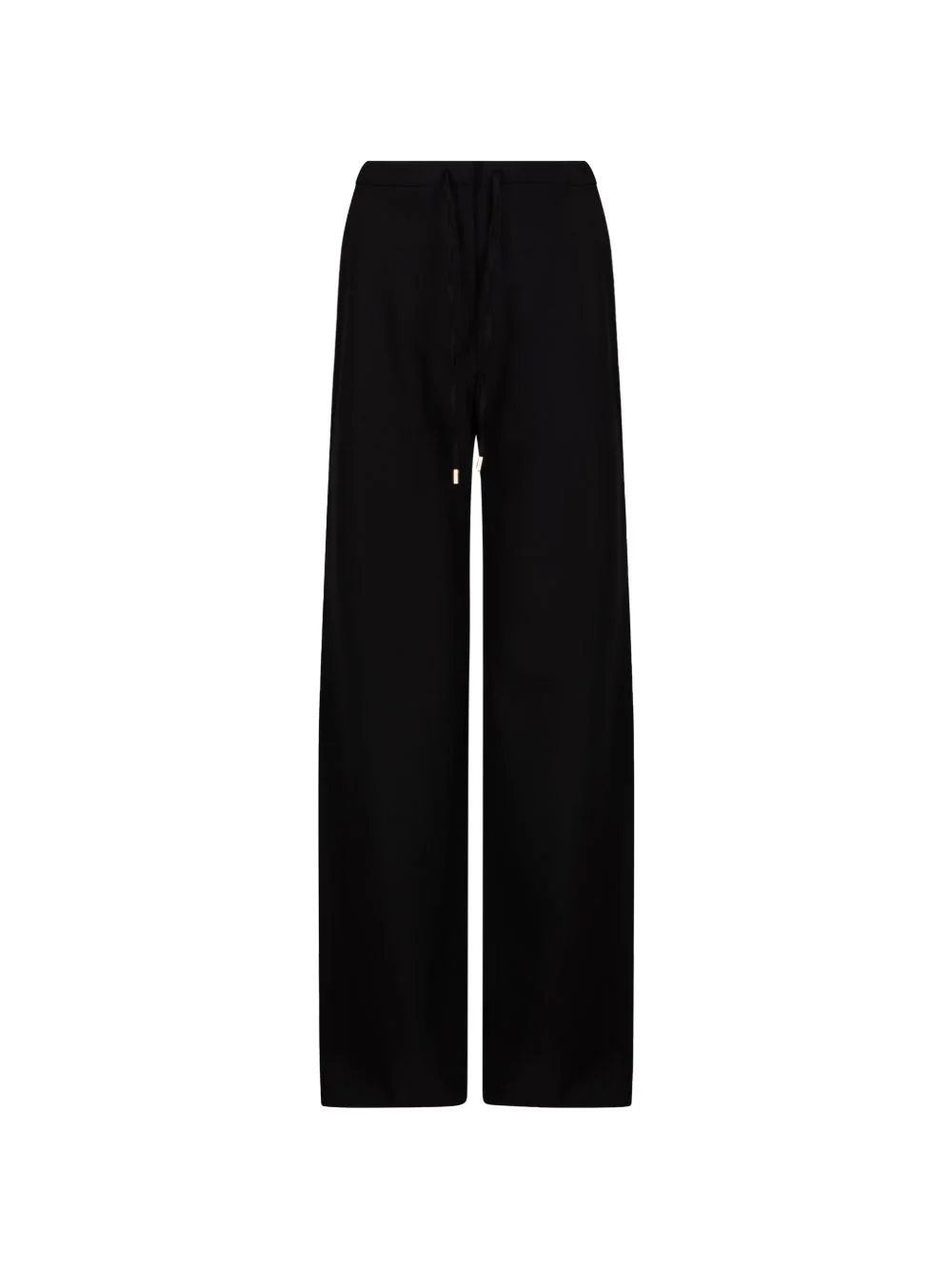drawstring straight-leg trousers - 1