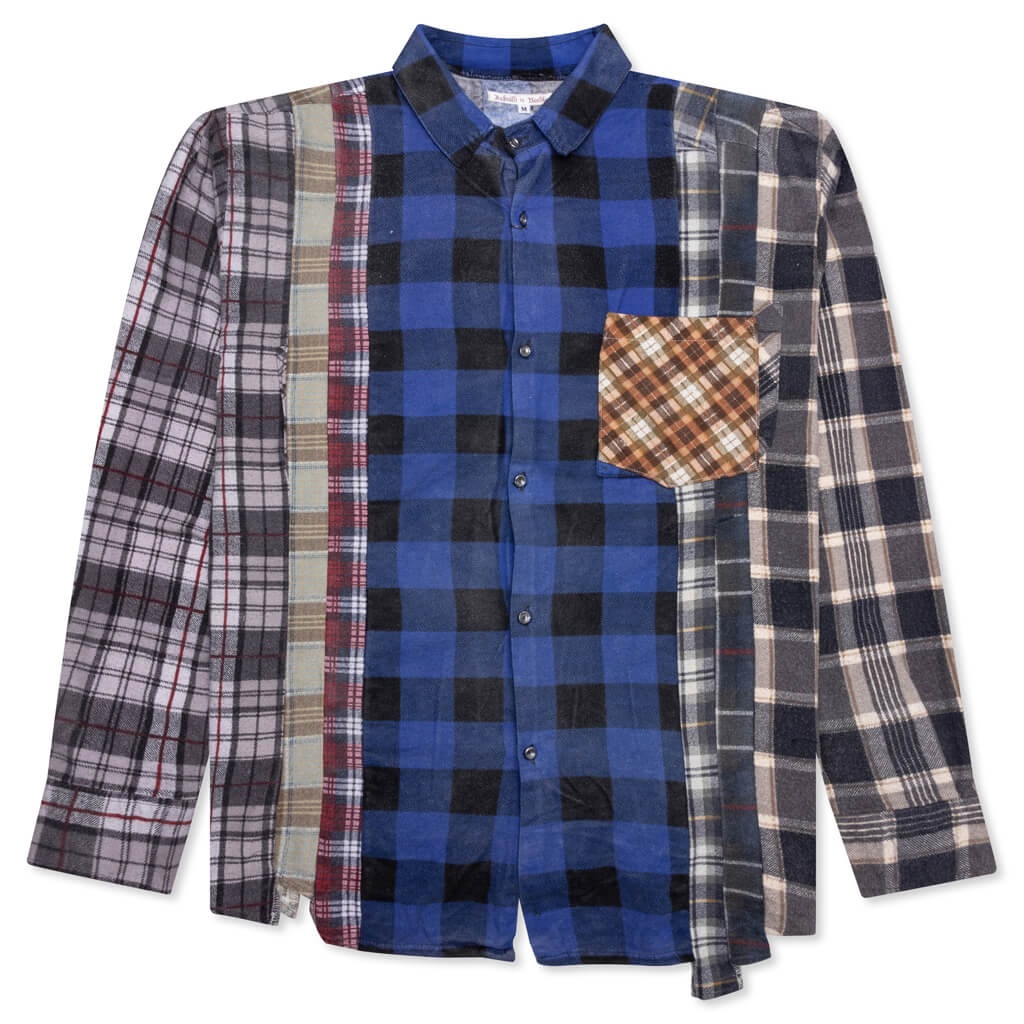 FLANNEL SHIRT 7 CUTS REFLECTION SHIRT - ASSORTED - 1