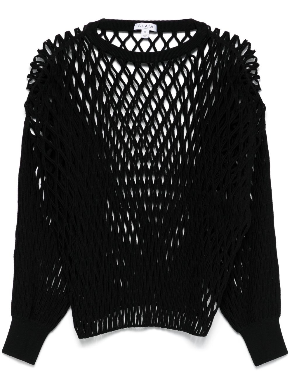 fishnet sweatshirt - 1