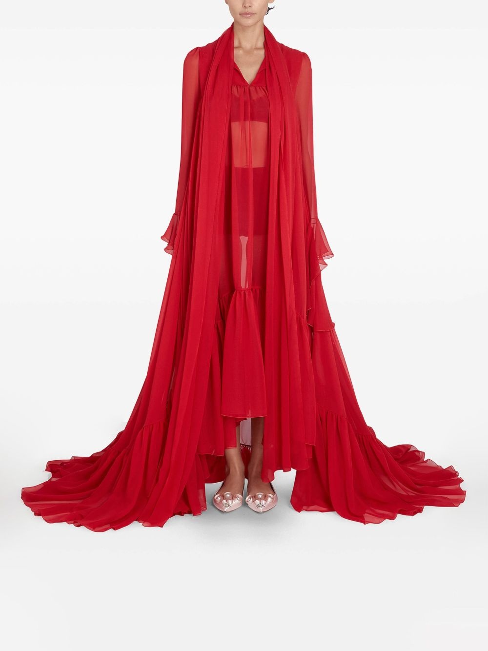 silk dress - 2