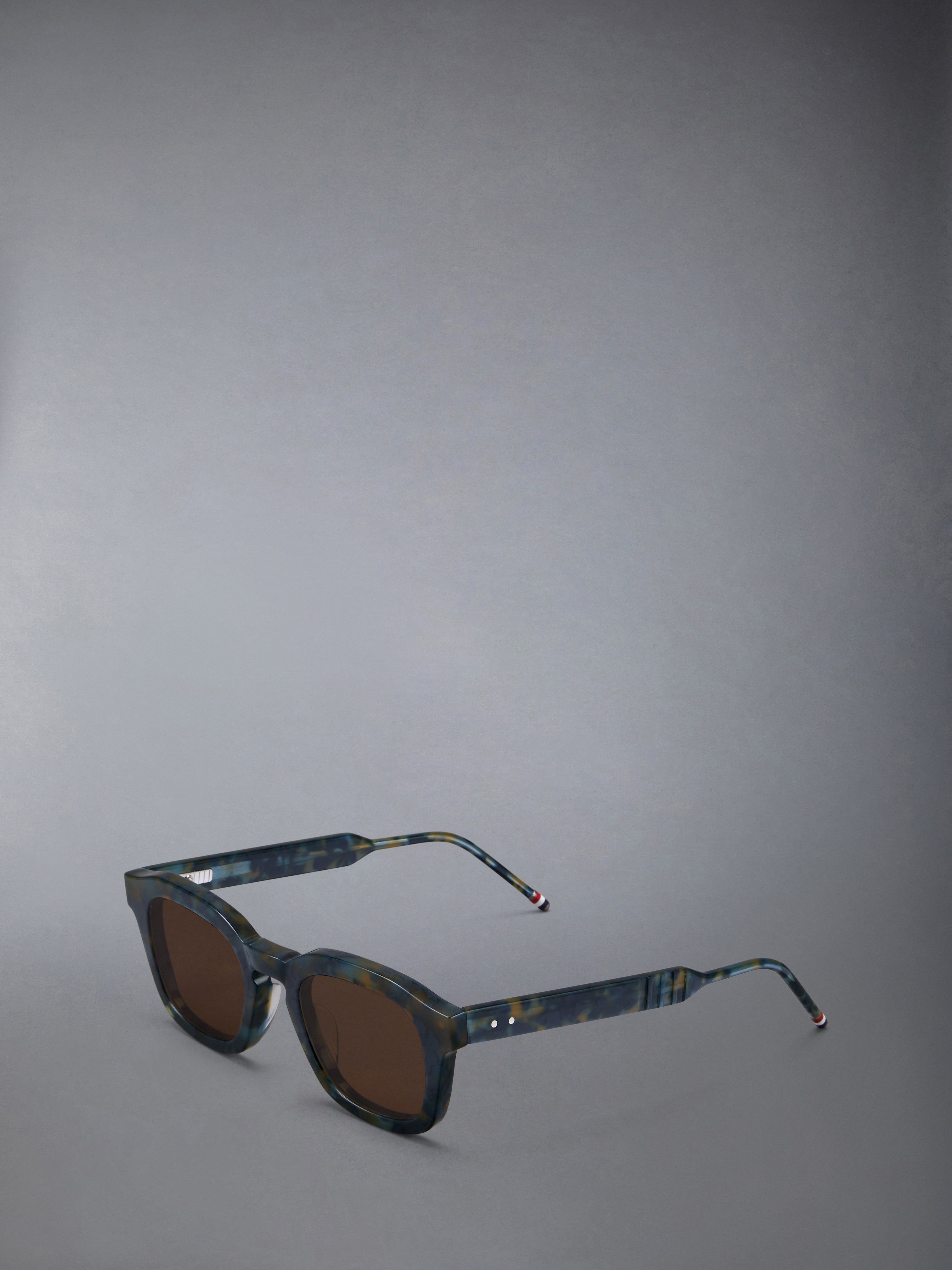 Tortoise Acetate Rectangular Sunglasses - 6