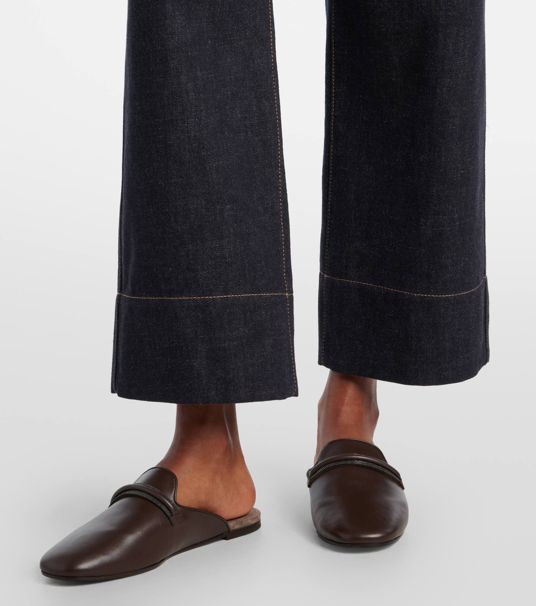 High-rise wide-leg jeans - 5