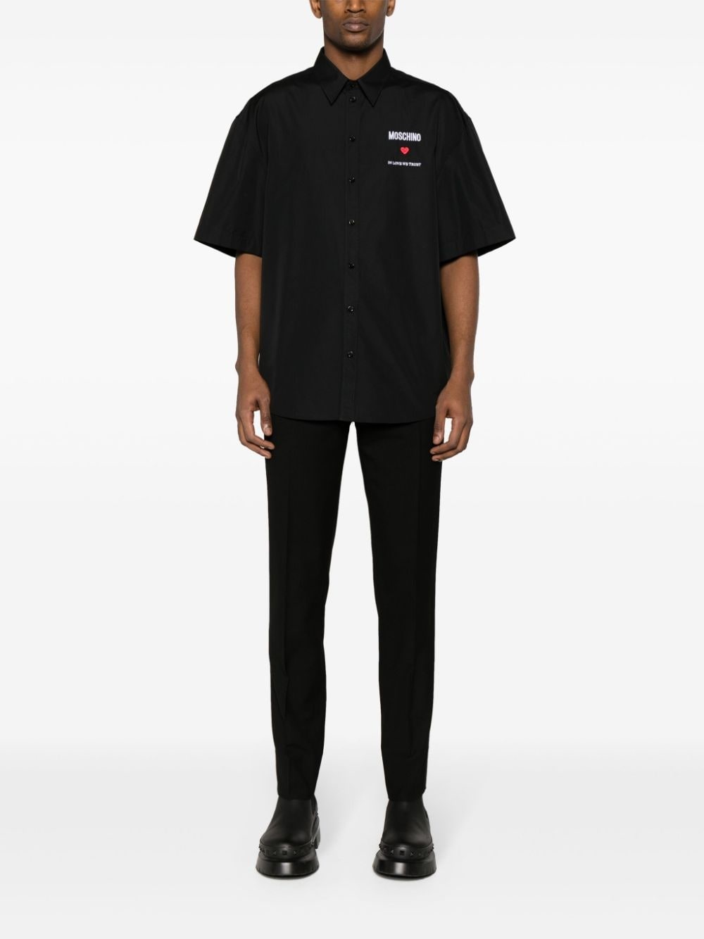 tapered-leg tailored trousers - 2
